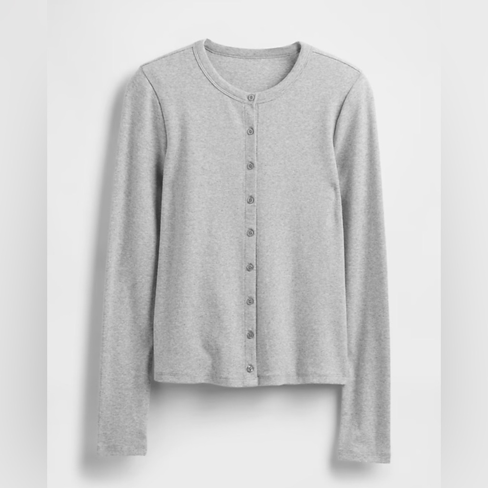 GAP Modern Crewneck Cardigan